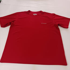 Columbia Men’s Omni-Wick Advanced Evaporation AM6841 Men's Red T-Shirt Size M